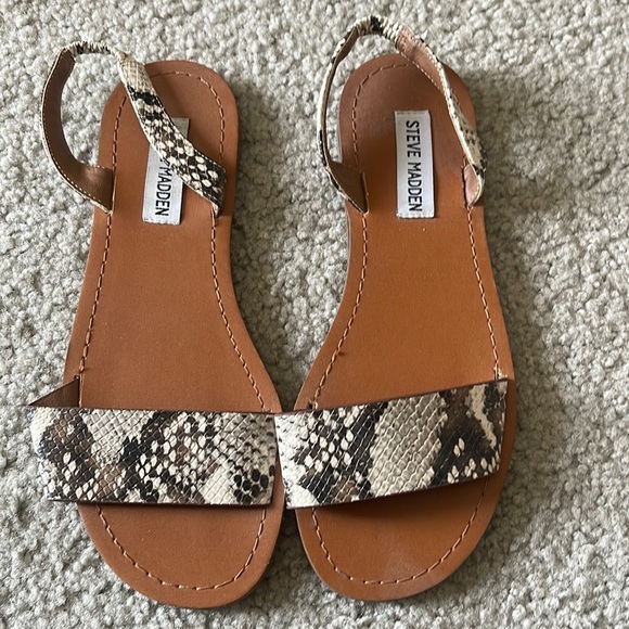 Steve Madden Snake Skin Sandal size 7 - Picture 1 of 2
